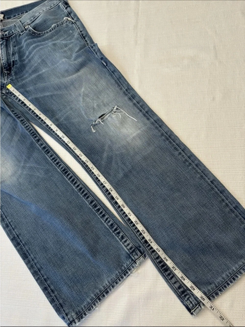 True Religion Bobby Men’s 36x30 Blue Jeans USA Made Chief Keef Y2K Denim